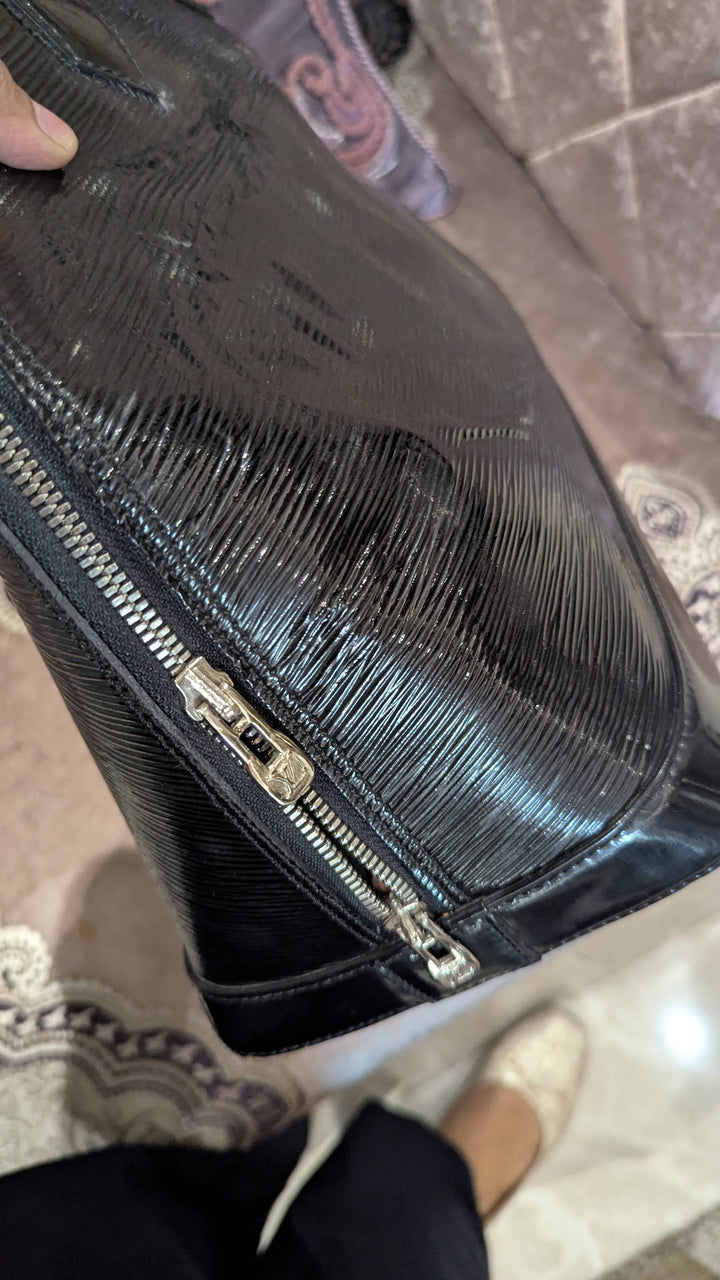 Louis Vuitton Black Electric Epi Leather Alma Bag