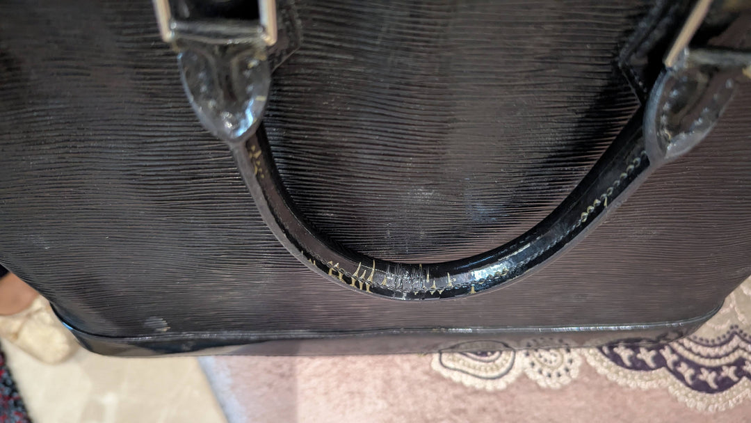 Louis Vuitton Black Electric Epi Leather Alma Bag