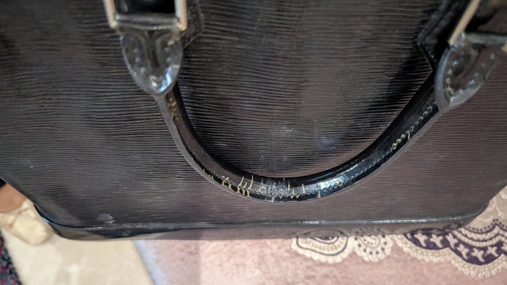 Louis Vuitton Black Electric Epi Leather Alma Bag