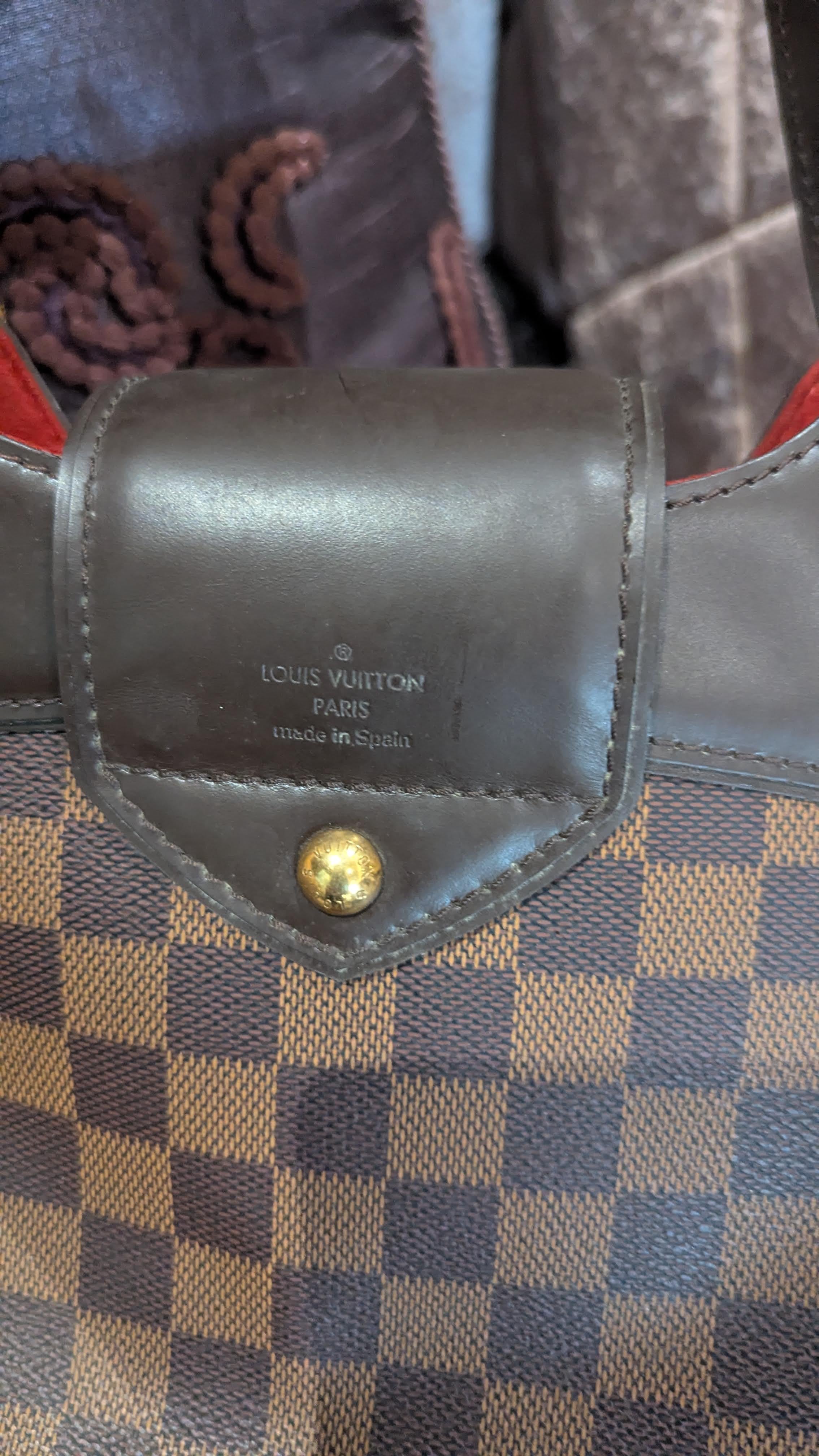 Louis Vuitton Damier Ebene Canvas Sistina PM Bag – Kuro