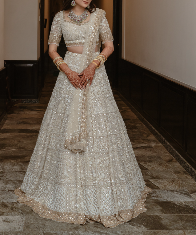 Seema Gujral Embellished Lehenga Set