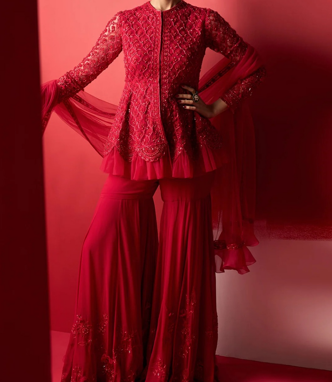 Ridhi Mehra Eshrat Sharara Set