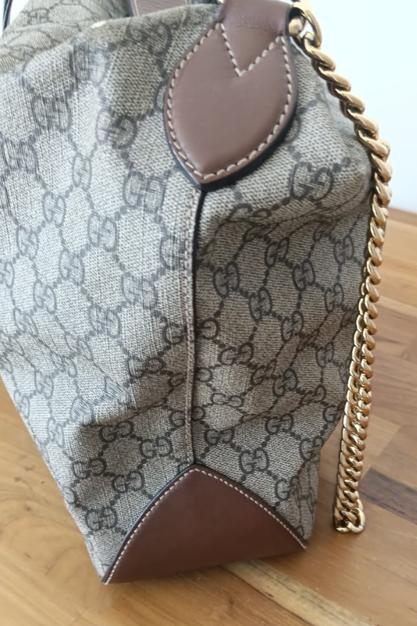 Gucci GG Supreme Monogram Linea Hobo Bag