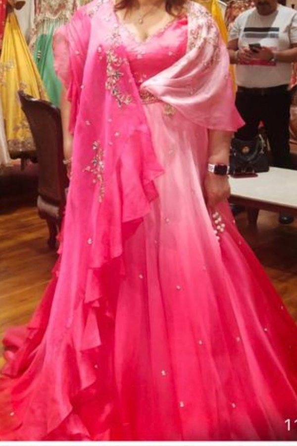 Dolly J Pink Lehenga Set
