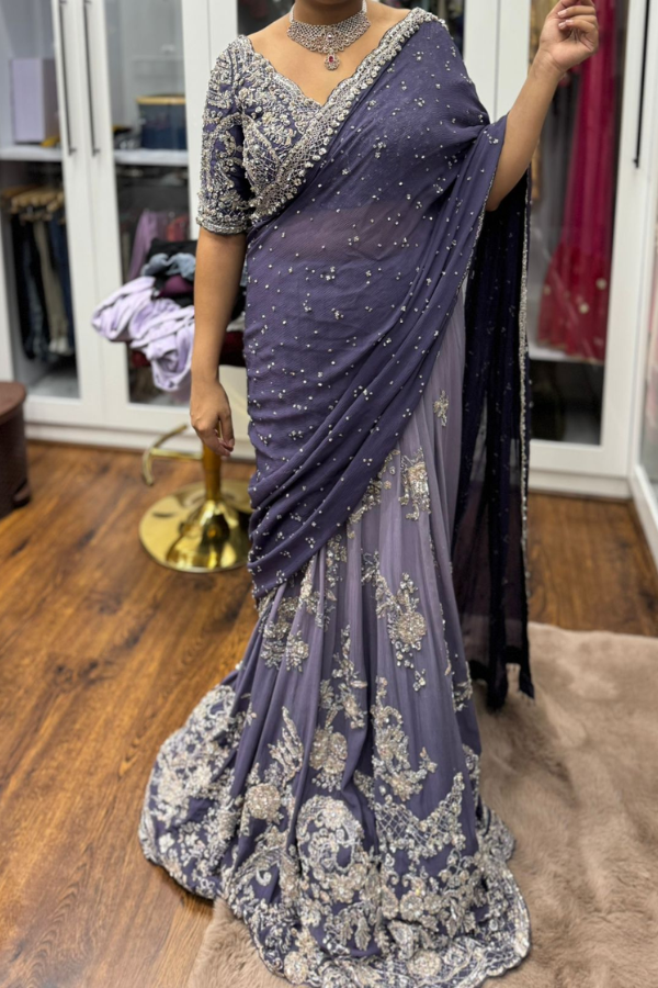 Dolly J Embellished Saree Set