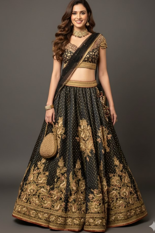 Tarun Tahiliani LEHENGA WITH BLOUSE AND DRAPE
