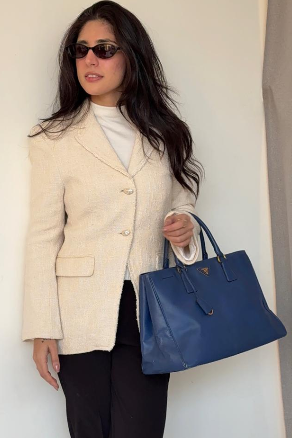 Prada Saffiano Lux Tote satchel