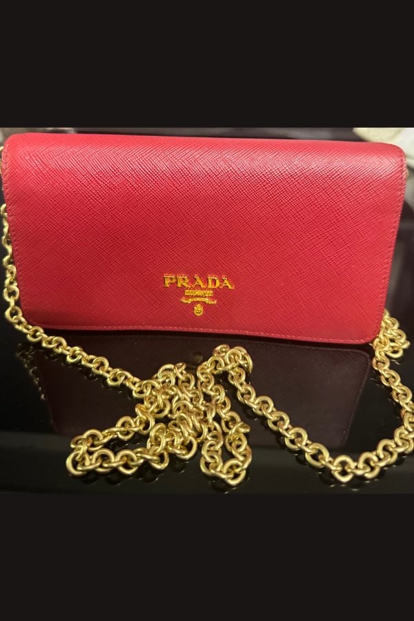 Prada Saffiano Wallet On Chain