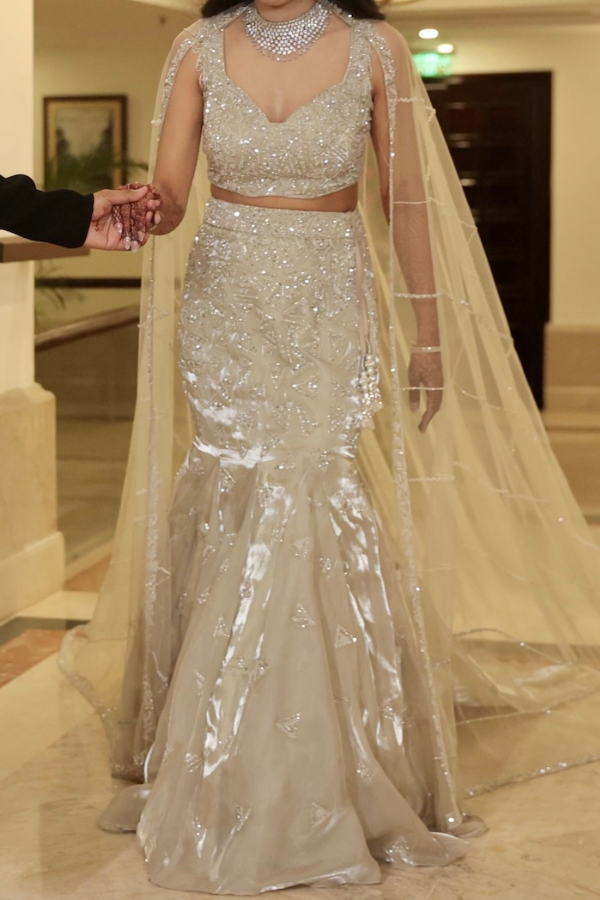 Kalki Fasion Embellished Mermaid-Cut Lehenga Set