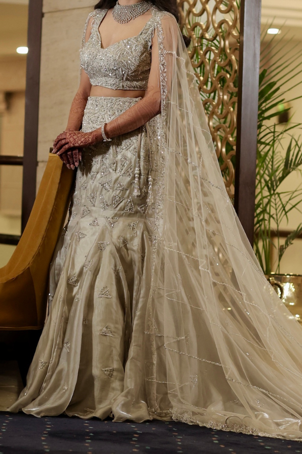 Kalki Fasion Embellished Mermaid-Cut Lehenga Set