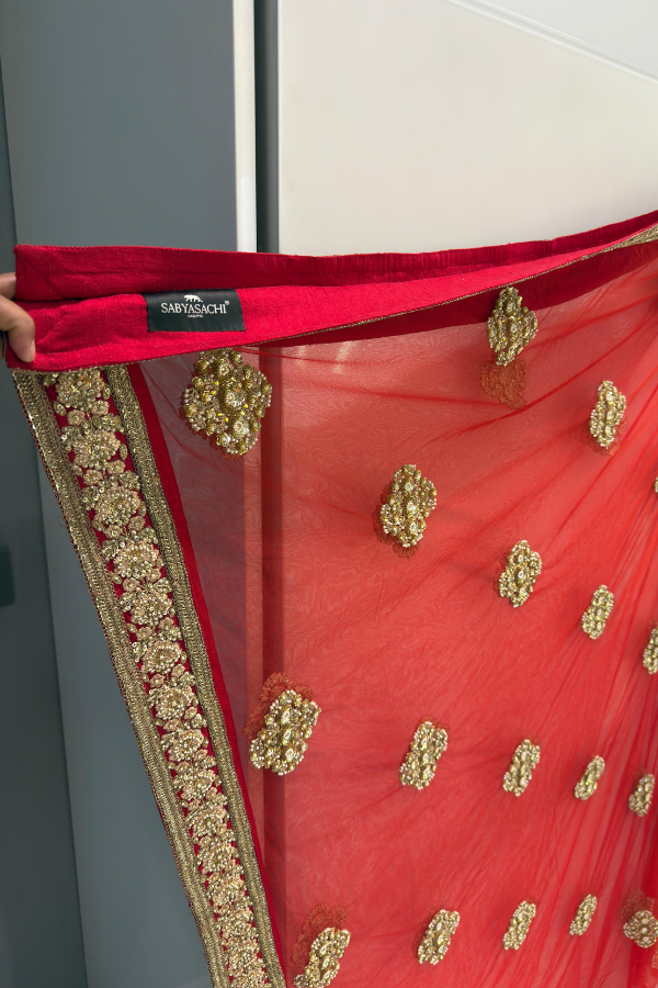 Sabyasachi Timeless Red Bridal Lehenga Set