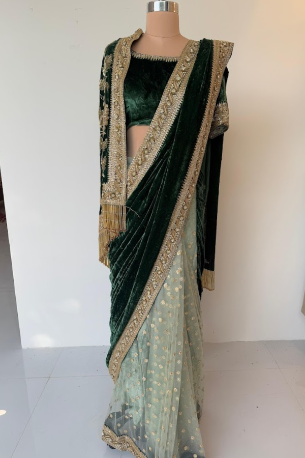Sabyasachi Embellished Saree Set