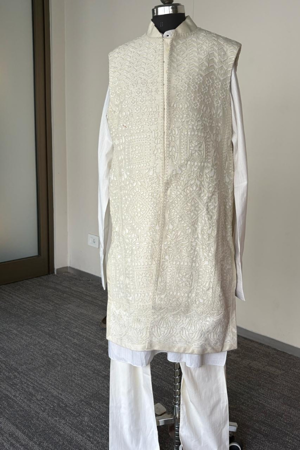 Tarun Tahiliani Ivory Kurta Set