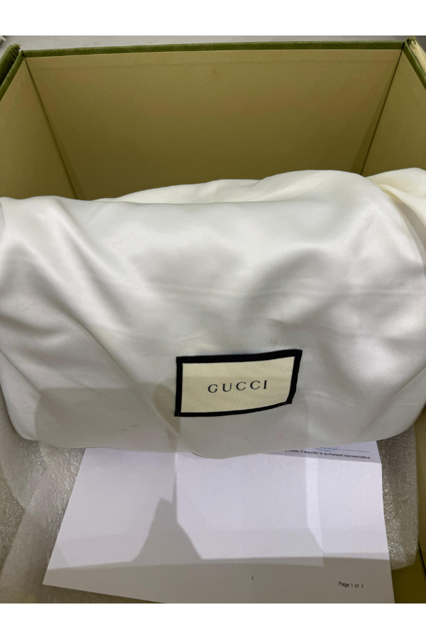 Gucci Nude Pink Matelasse Leather Medium GG Marmont Shoulder Bag