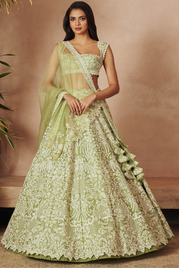 Anushree Reddy Malka Lehenga Set
