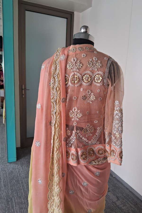 Kavita Bhartia Draped Saree Set