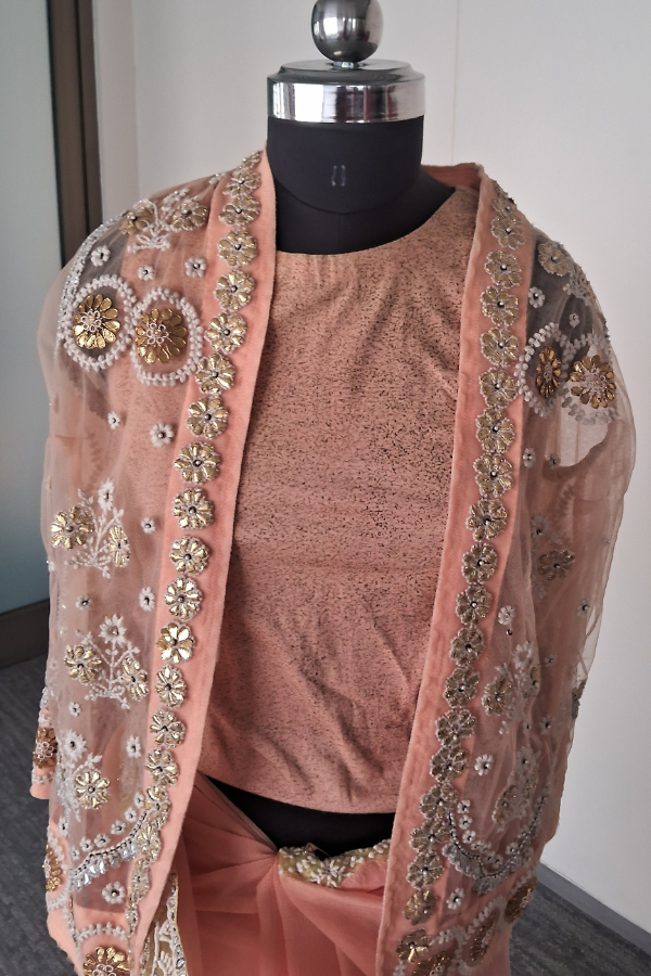 Kavita Bhartia Draped Saree Set