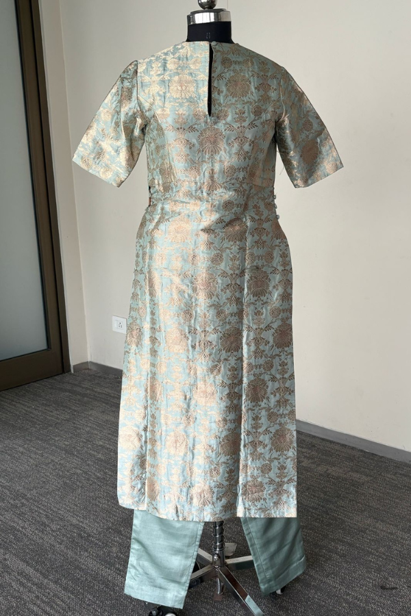 Raw Mango Brocade Kurta Set