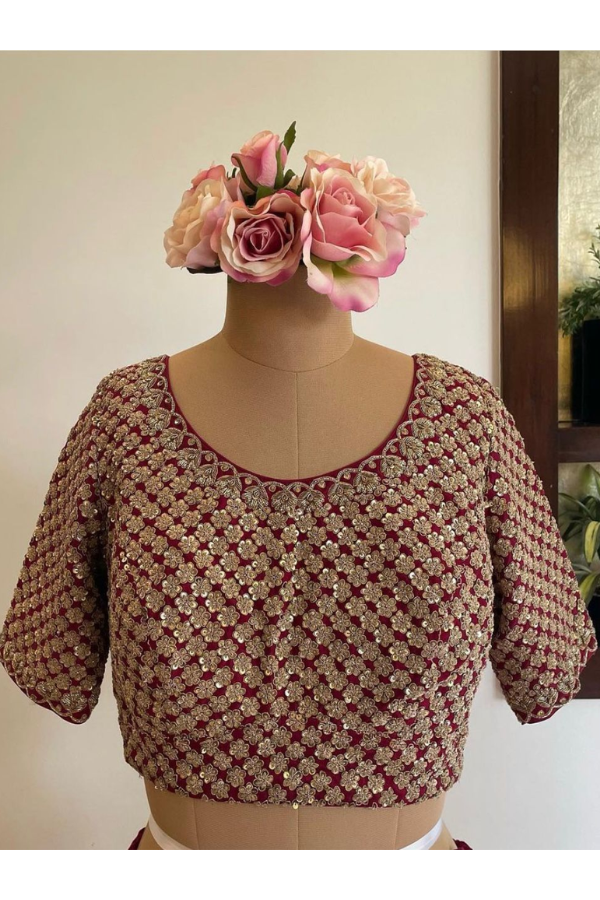 Sabyasachi Velvet Lehenga Set