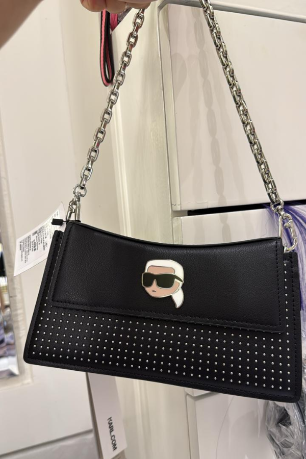 Karl Lagerfeld Women Textured Structured Sling Bag