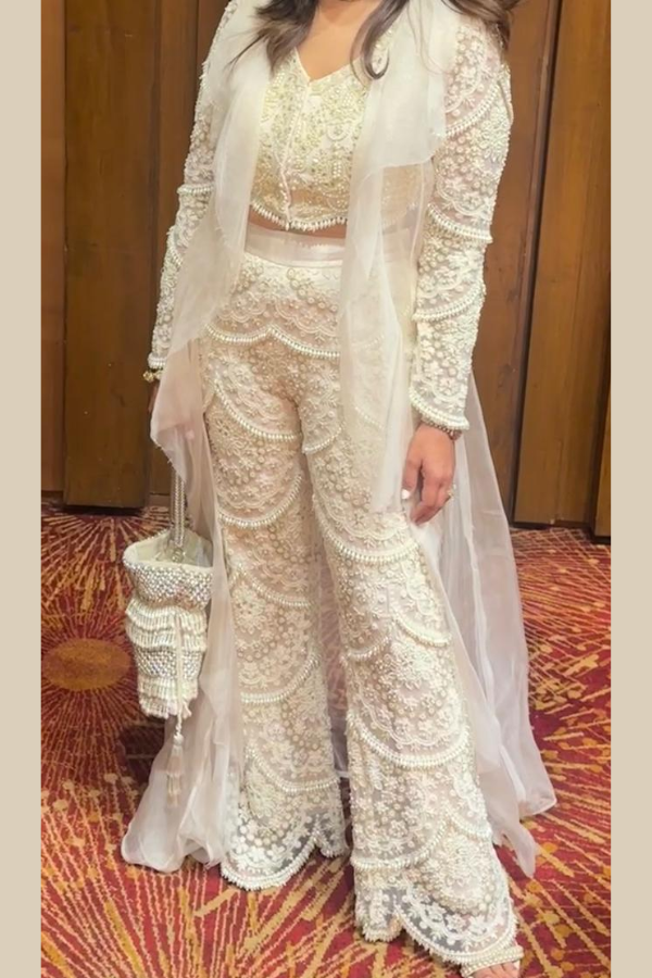 Ridhima Bhasin Embroidered Jacket Set