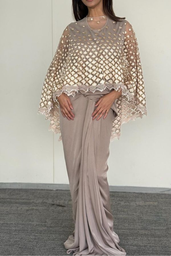 Tarun Tahiliani Cape Set