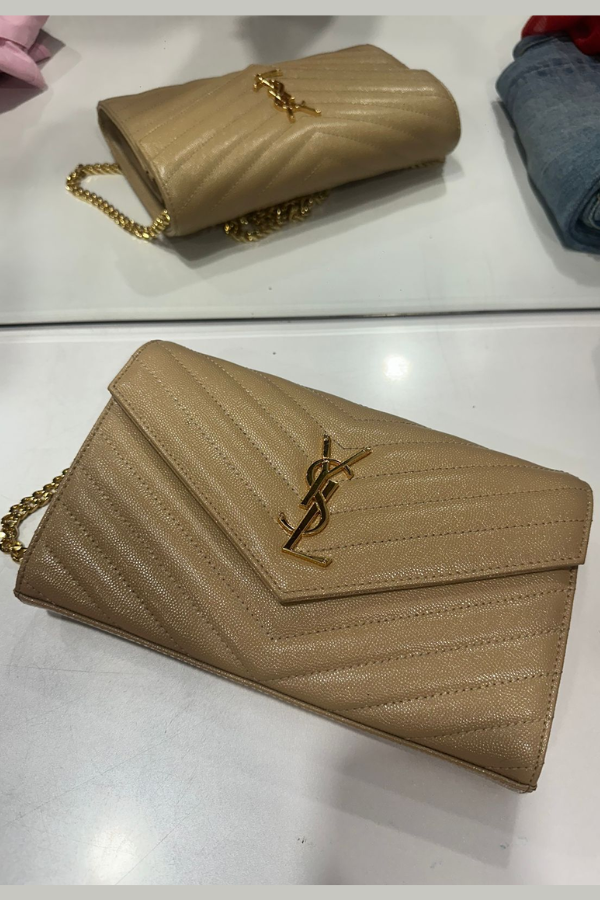 Yves Saint Laurent Cassandre Chain Wallet