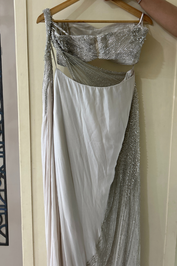 Gaurav Gupta Draped Saree Gown