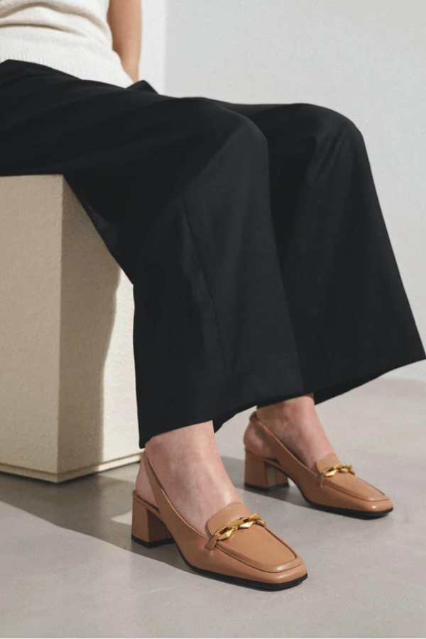 Jimmy Choo Diamond Tilda 45 leather slingback pumps