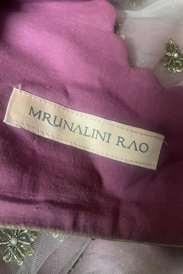 Mrunalini Rao Embellished Lilac Lehenga Set