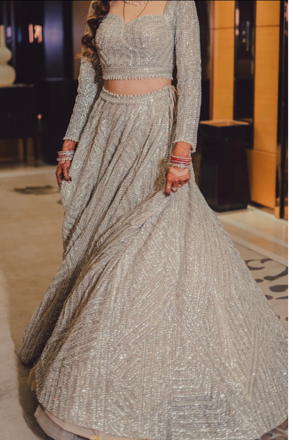 Seema Gujral Embellished Lehenga Set