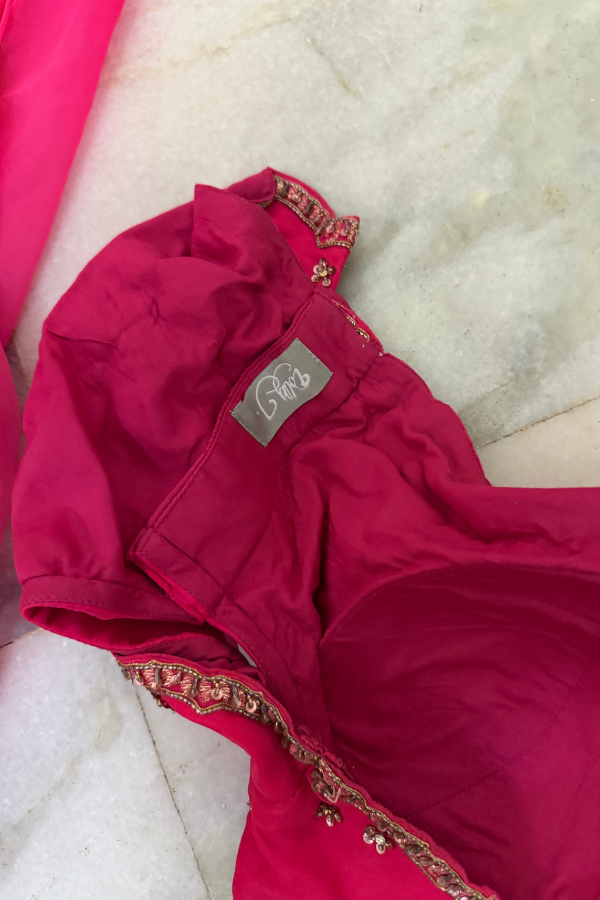 Dolly J Pink Lehenga Set