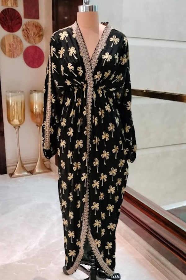 Masaba Black Coco Kaftan