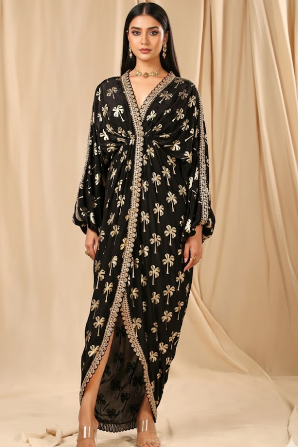 Masaba Black Coco Kaftan
