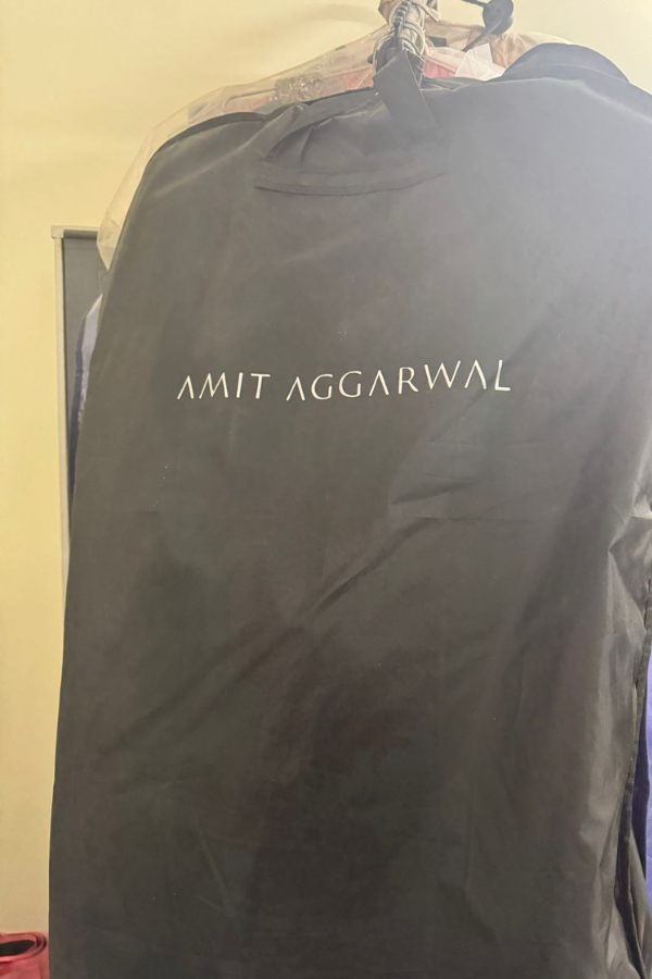 Amit Aggarwal Ice Blue Tulle Gown