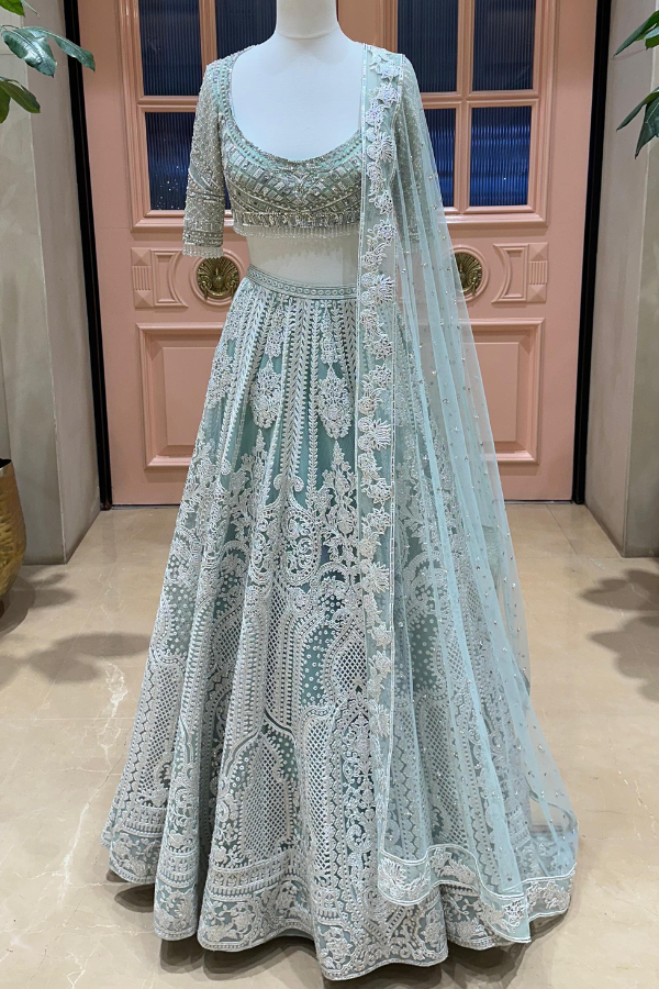 Falguni Shane Peacock Embellished Lehenga Set