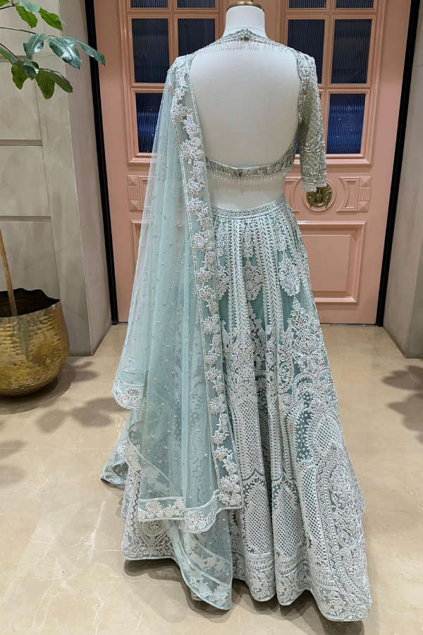 Falguni Shane Peacock Embellished Lehenga Set