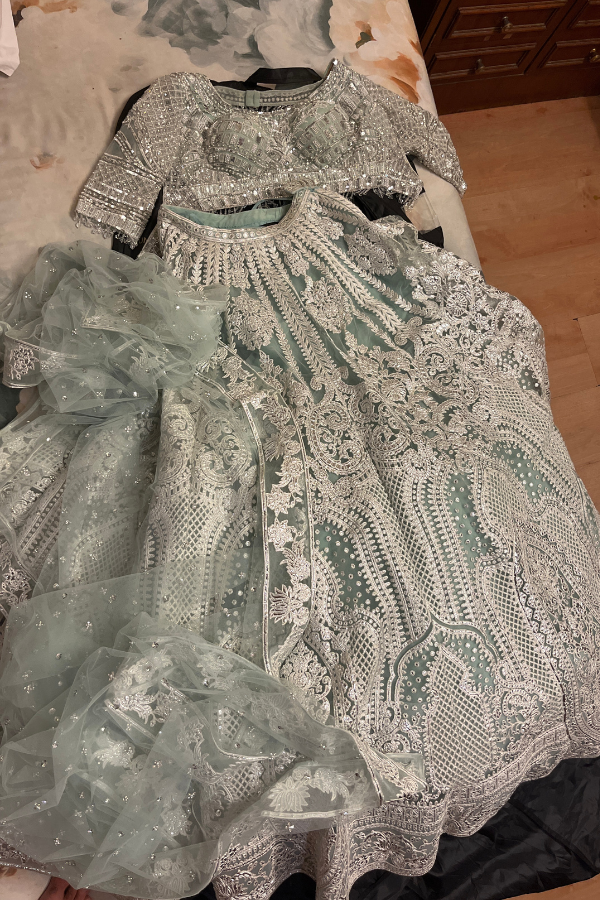 Falguni Shane Peacock Embellished Lehenga Set