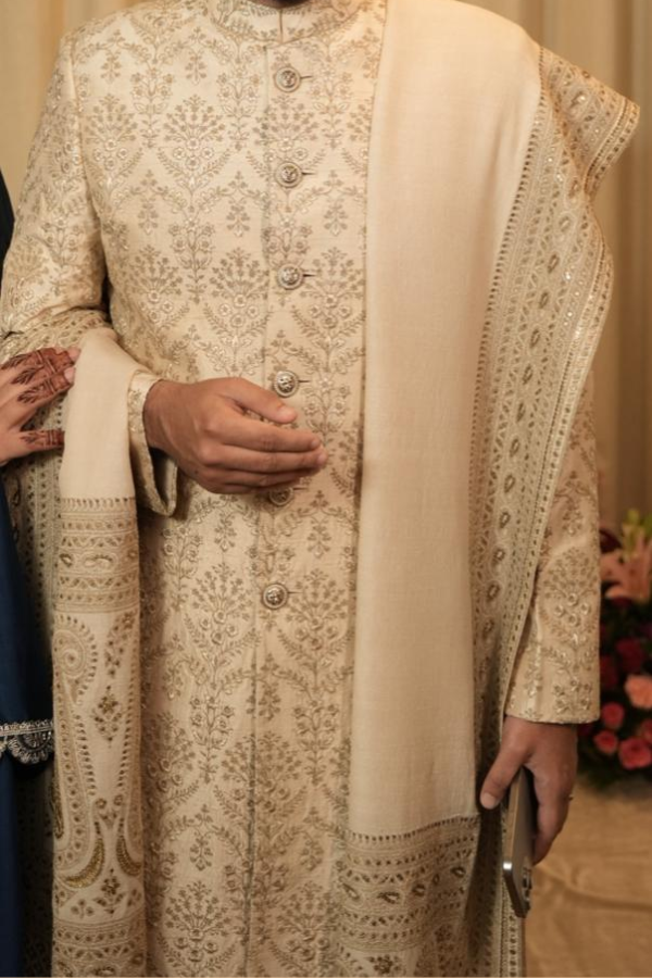 Sabyasachi Embroidered Sherwani Set