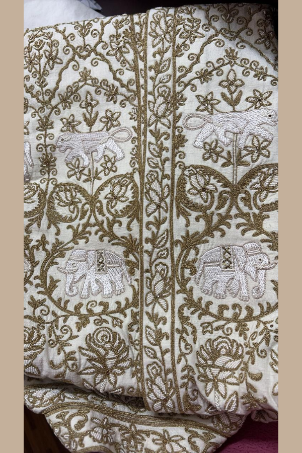 Rohit Bal Ivory Embroidered Sherwani Set