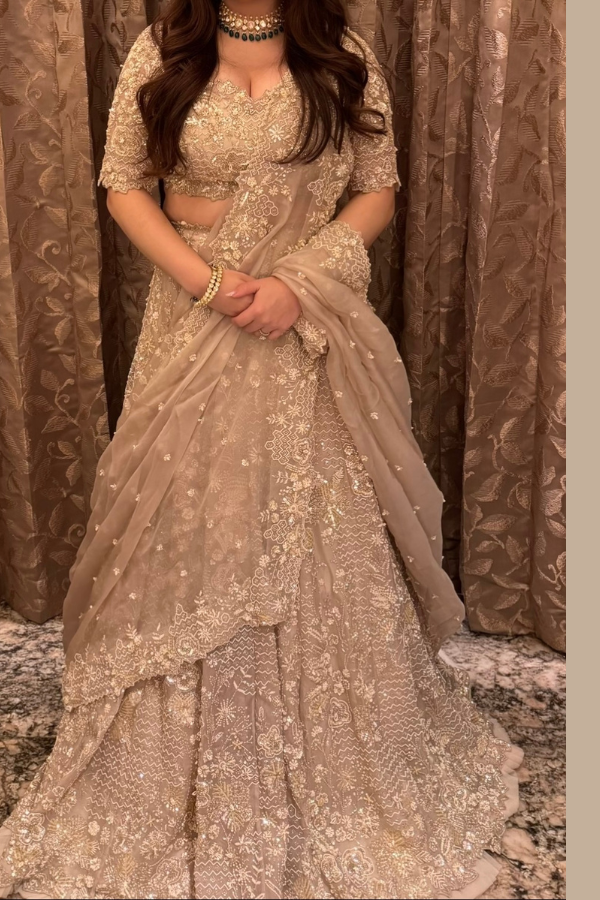 Anushree Reddy Embroidered Lehenga Set