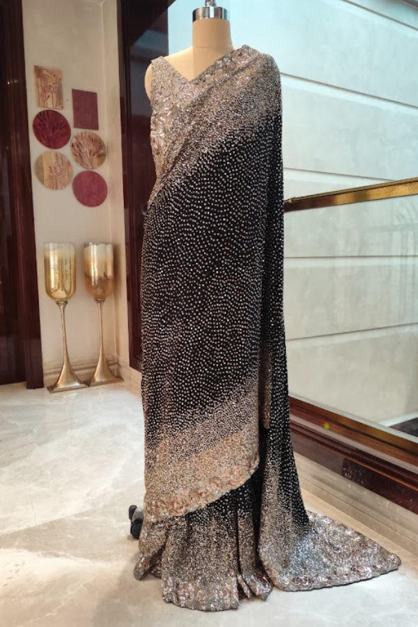 Manish Malhotra Embellished Saree Set