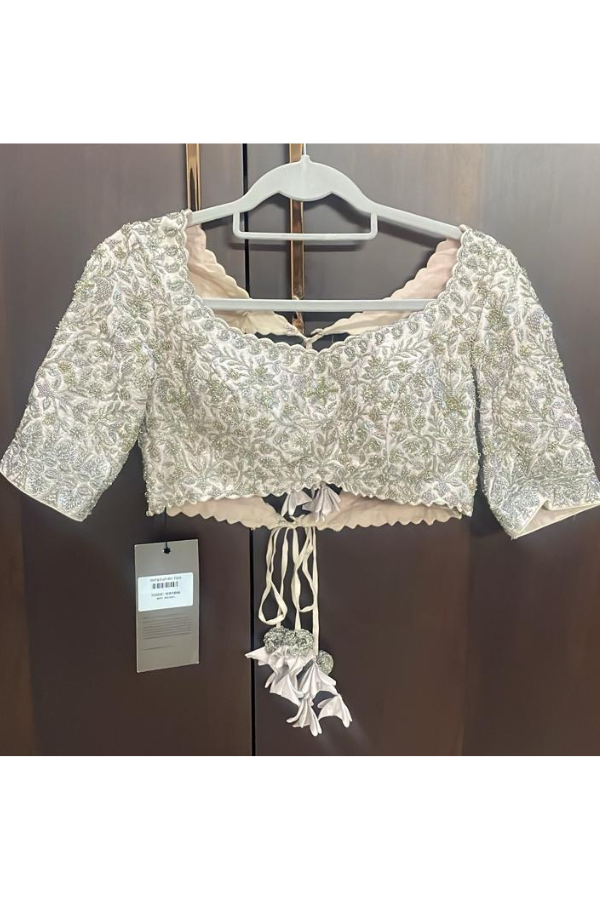 Mrunalini Rao Hand-Embroidered Lehenga Set