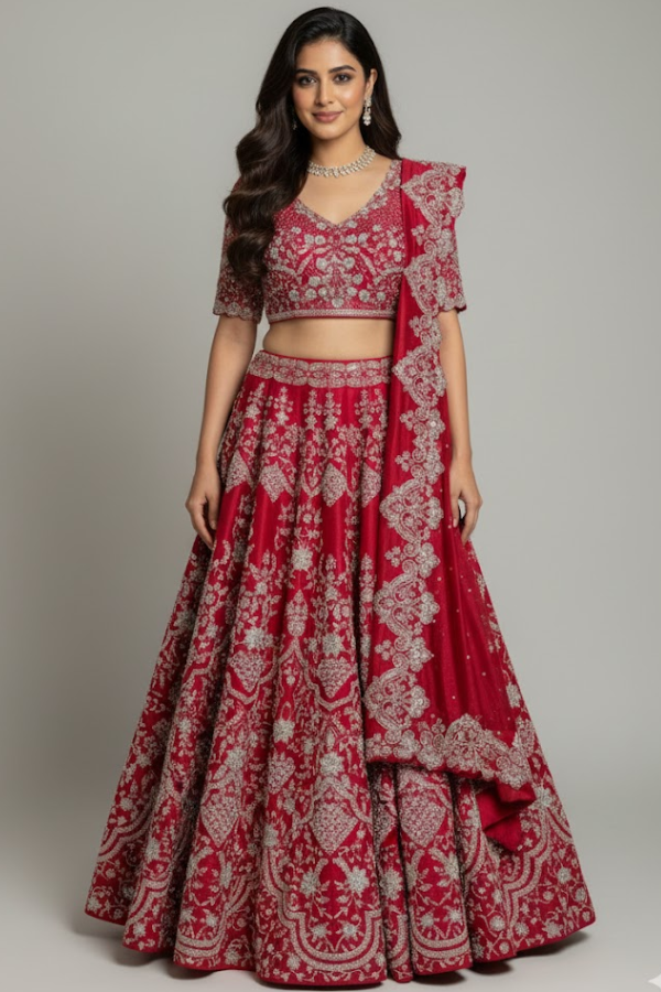 Jayanti Reddy Embroidered Lehenga Set