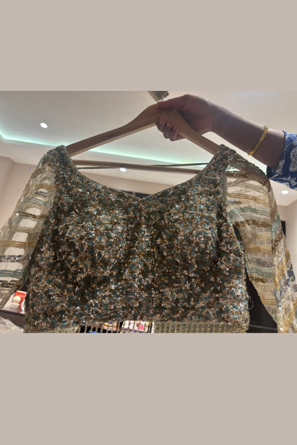 Suneet Varma Embellished Geometric Lehenga Set