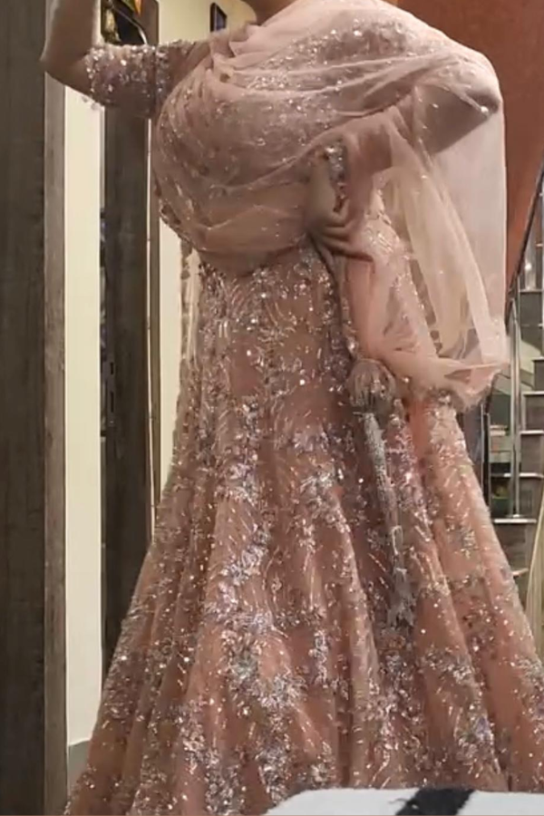 Seema Gujral Sequin Embellished Lehenga Set