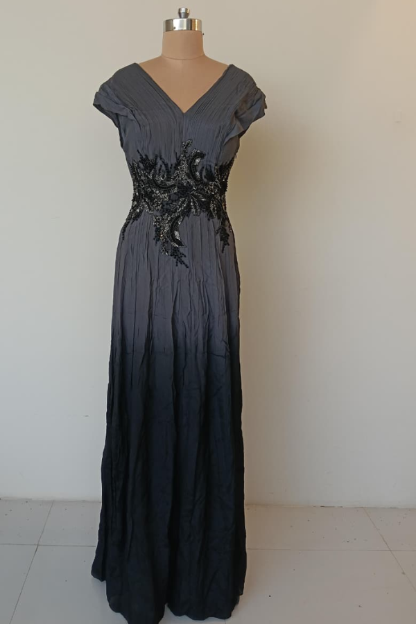 Rana Gill Ombre Evening Gown