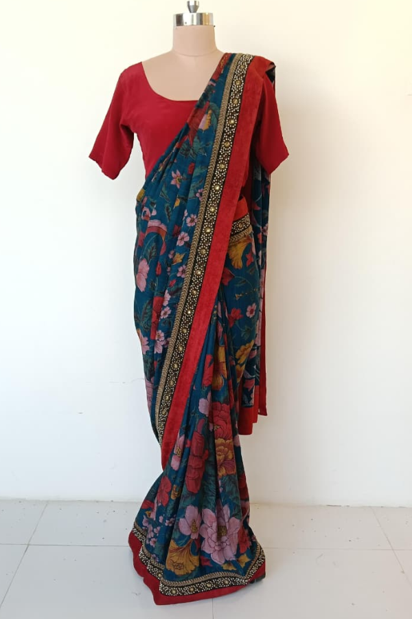 Sabyasachi Vintage Floral Saree