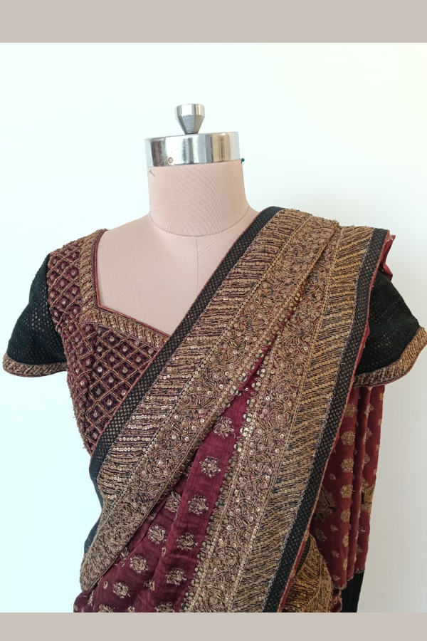 Ritu Kumar Heritage Embroidered Saree