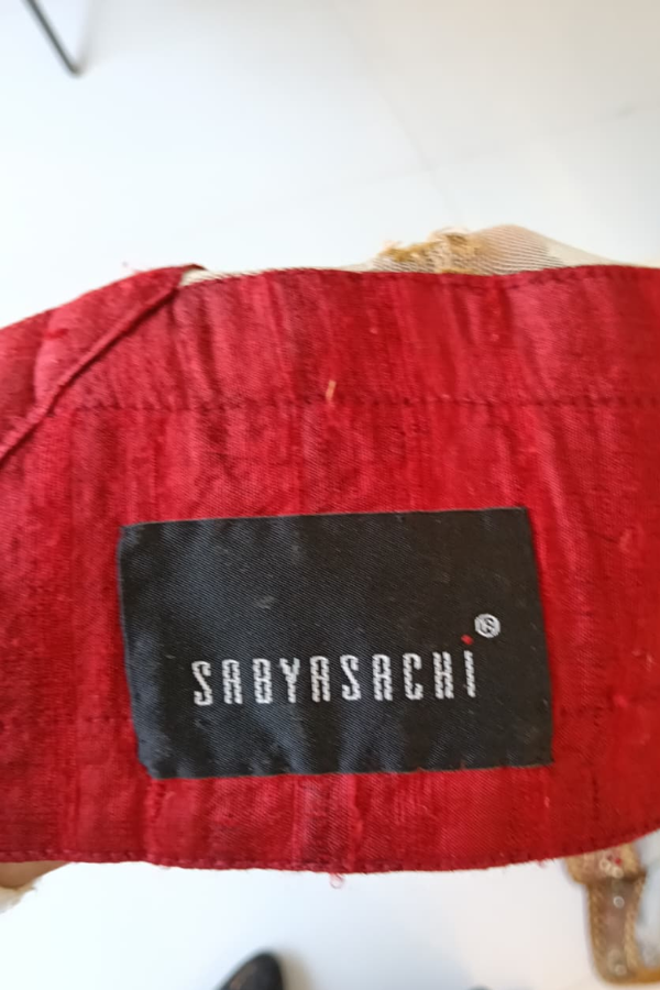 Sabyasachi Vintage Embroidered Net Saree Set